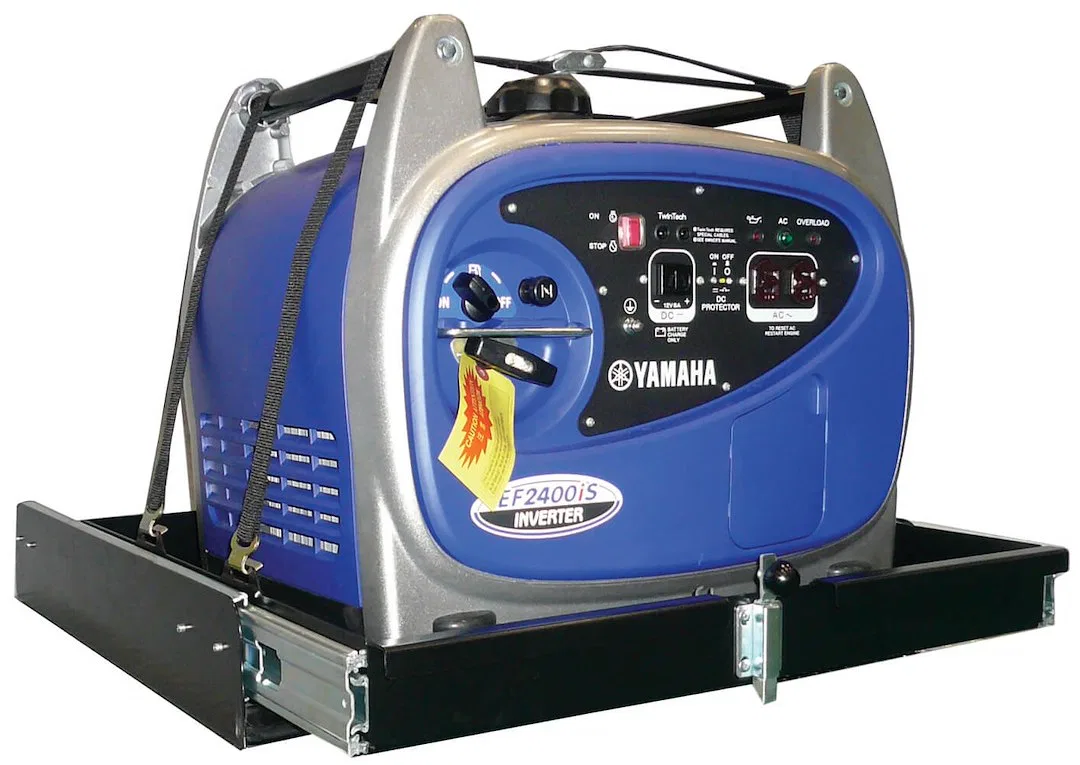 SP60-042 – MOR/RYDE Generator Tray, Sliding 250 Pound Weight Capacity 14 Inch Width x 21 Inch Depth x 2-3/4 Inch Heig...